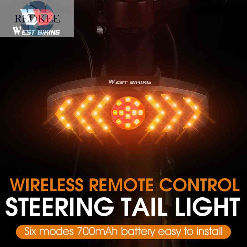 Đèn LED Tín Hiệu Đuôi Xe Đạp Thông Minh Điều Khiển Từ Xa