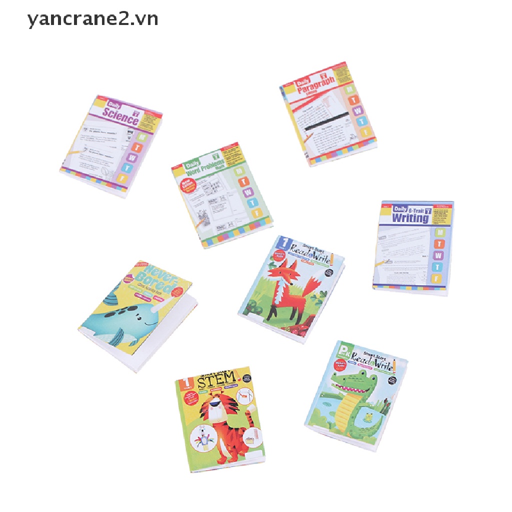 Bộ 4 Sổ Tay 1: 12 Dùng Trang Trí Nhà Búp Bê / Tiểu Cảnh / Nhà Búp Bê {yancrane2.vn}