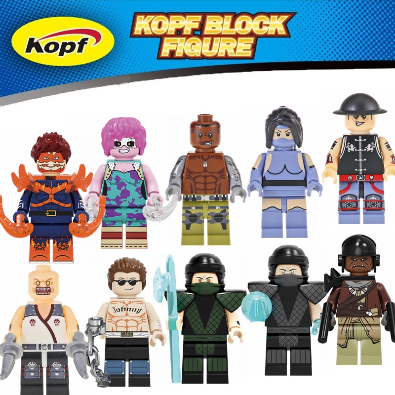 Mô Hình Đồ Chơi Nhân Vật Hoạt Hình Anime Mortal Kombat My Hero Academia Minifigures