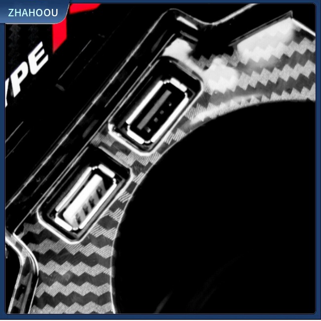 ☃Nhà Cửa☃ Khung Gắn Bảng Điều Khiển Xe Hơi Bằng Sợi Carbon Cho 16-20 Tenth Generation Civic