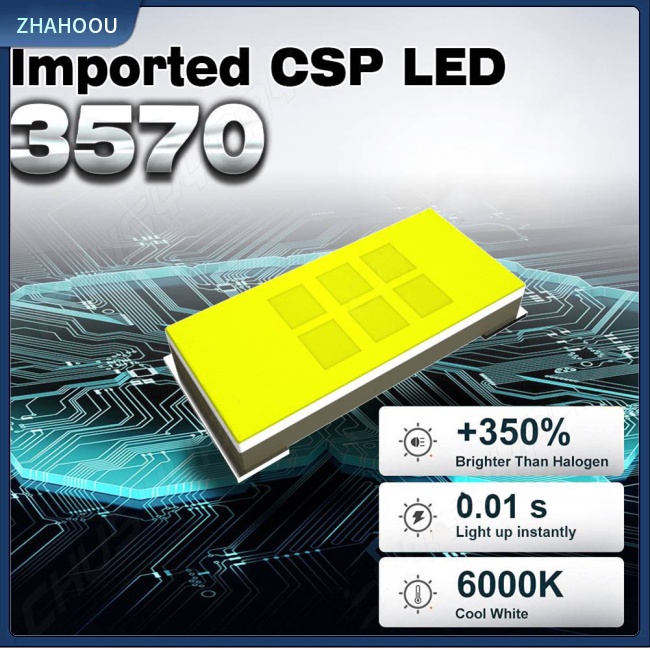 ☃Nhà Cửa☃ Bộ 4 Bóng Đèn Led 12v 6000k 19200lm Chống Thấm Nước Cho Santa Fe 2009-2013