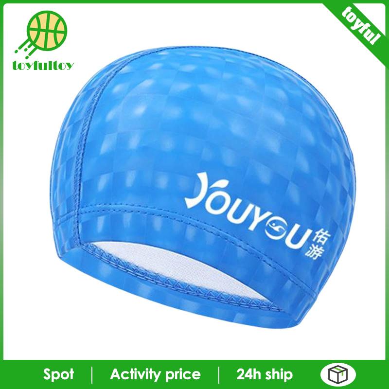 Mũ Bơi Chống Trượt Bằng Nylon Dành Cho Nam Nữ