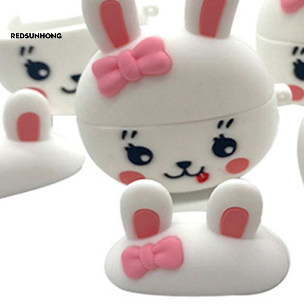 Rh.b Vỏ Bọc Hộp Sạc Tai Nghe Ba Chiều Hình Thỏ 2023 Cho AirPods Pro