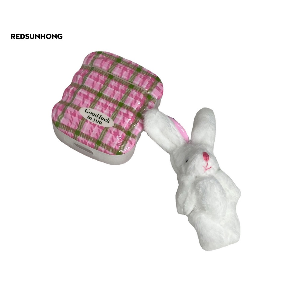 Vỏ Bảo Vệ Hộp Sạc Tai Nghe Bluetooth Không Dây AirPods 1 / 2 Chống Trầy Hình Thỏ Phục Sinh Dễ Thương