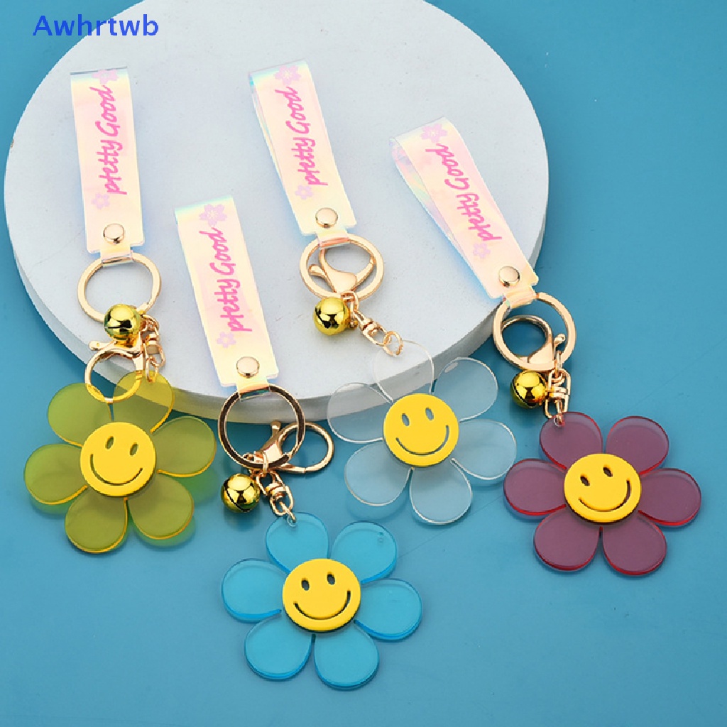 Móc Chìa Khóa Bằng Acrylic Hình Hoa Hướng Dương Sáng Tạo Cho Nữ Mới