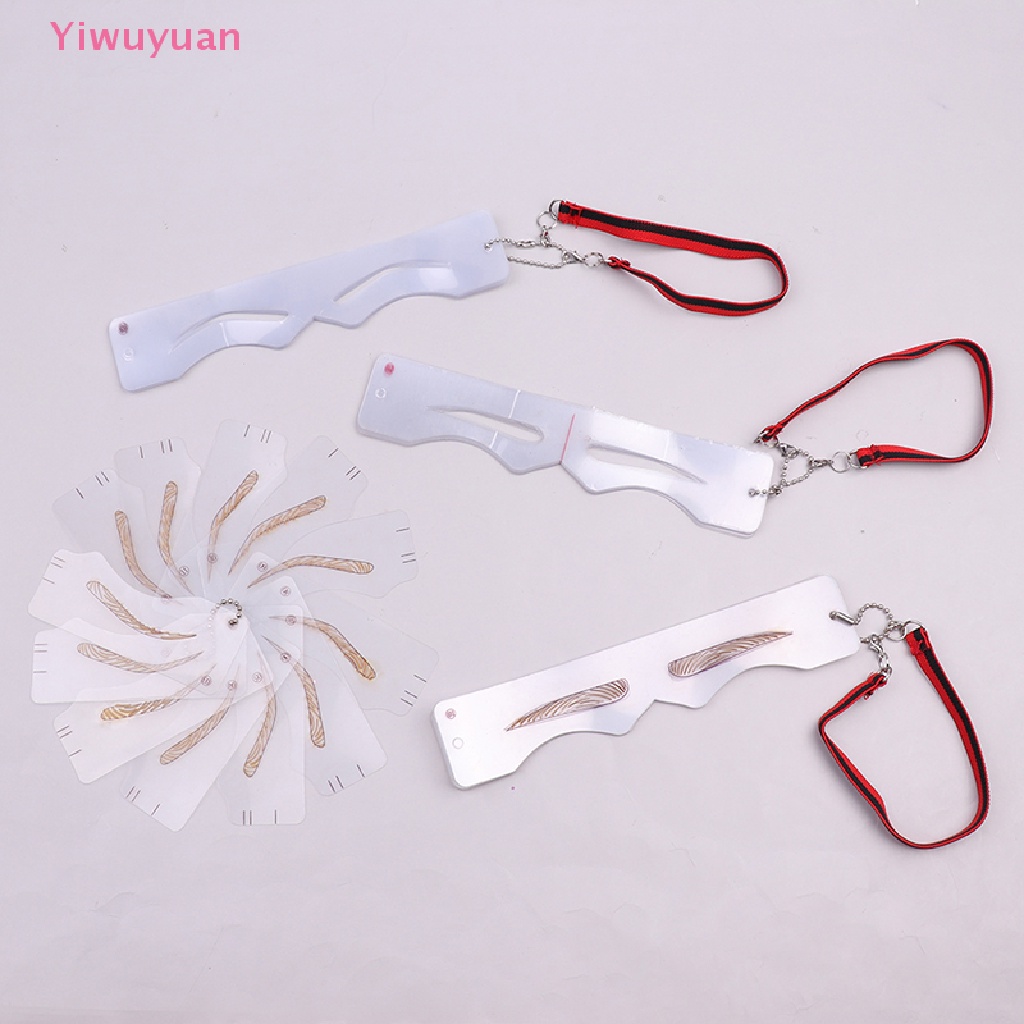 Bộ Khuôn Vẽ Lông Mày 12 Kiểu Dáng Mới