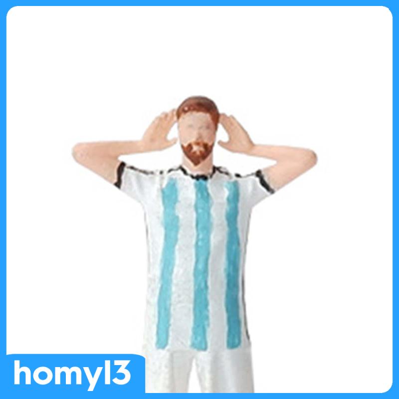 Mô Hình Cầu Thủ Bóng Đá Tỉ Lệ 1 / 64 Trang Trí Tiểu Cảnh