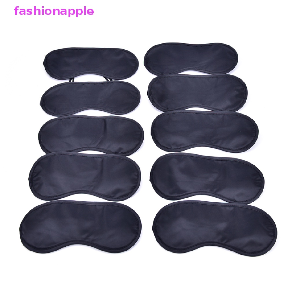 Bộ 10 Miếng Bịt Mắt Ngủ Màu Đen Tiện Dụng
