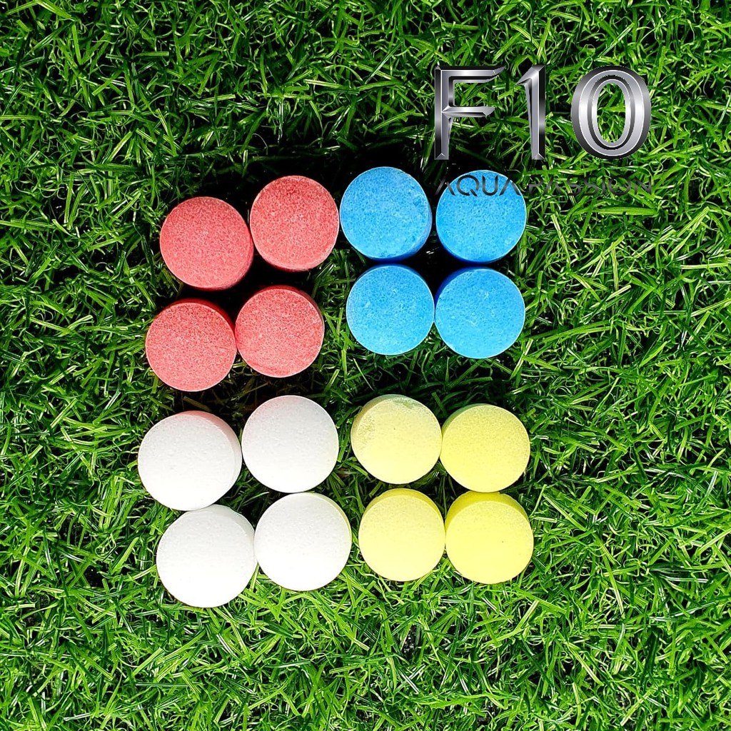 MUỐI KHOÁNG VIÊN NÉN 4 MÀU CHO CÁ CẢNH- PHÒNG ĐIỂU TRỊ BỆNH CÁ CẢNH - Shop chuyên sỉ phụ kiện thủy sinh