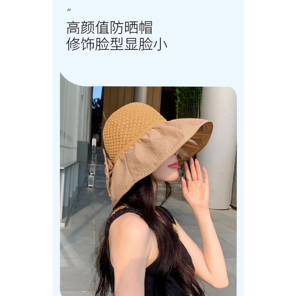 Nón Tai Bèo Vành Rộng Phong Cách Hàn Quốc Thời Trang Mùa Hè Mới Cho Nữ