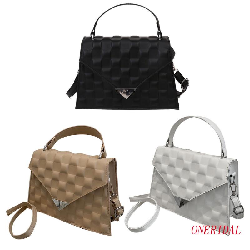 Túi Đeo Chéo Vai Bằng Da PU Thời Trang Đơn Giản Sành Điệu Cho Nữ