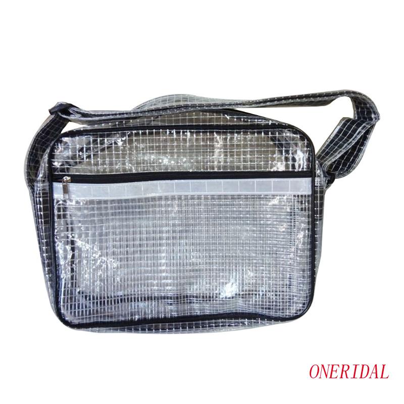 Túi Đeo Chéo Vai Bằng PVC Trong Suốt Chống Tĩnh Điện Dành Cho Học Sinh Nữ