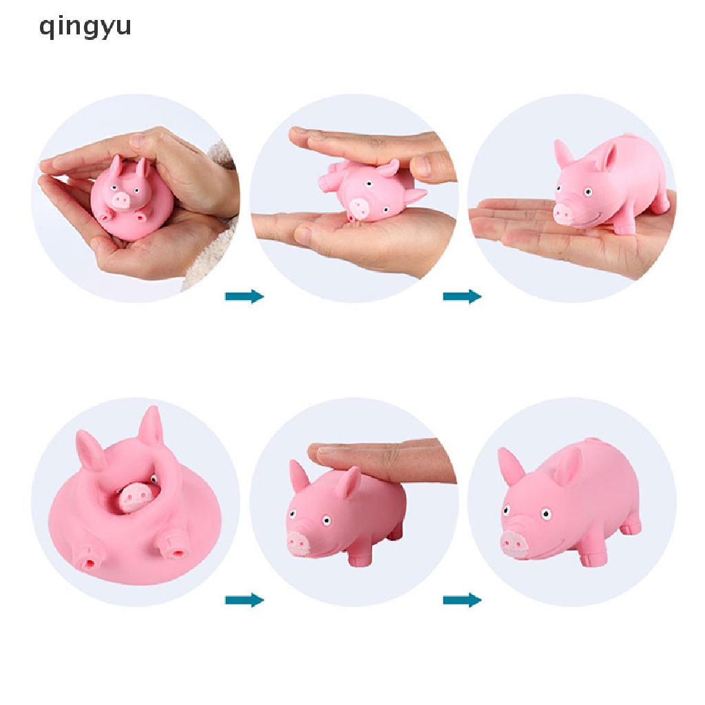 1 Đồ Chơi Nắn Bóp Đàn Hồi Giảm Stress Hình Động Vật