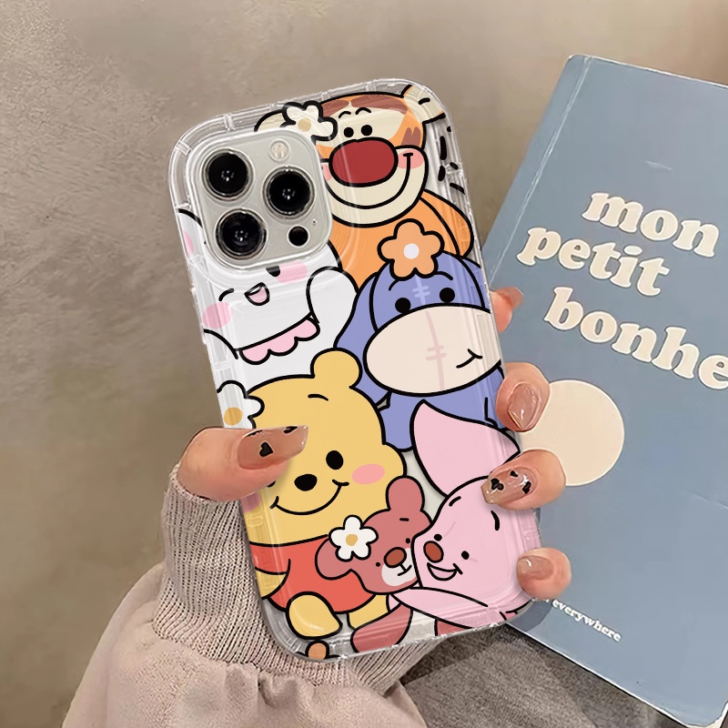 Ốp Điện Thoại Silicon TPU Mềm Dễ Thương Chống Sốc Chống Vỡ Cho IPhone 14 13 12 11 Pro XS Max X XR 8 + 7 Plus