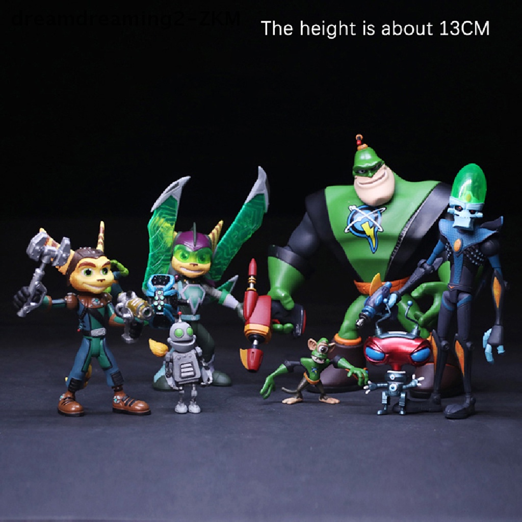 [Dream Dreaming] Mô Hình Đồ Chơi Ratchet &amp; Clank Cỡ 13cm Có Hộp