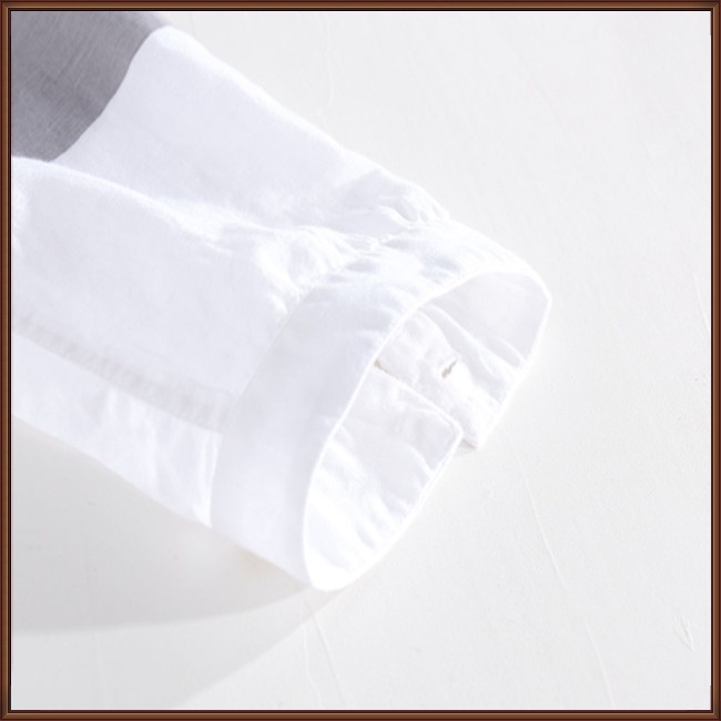 Áo Sơ Mi Cotton Lanh Tay Lửng Dáng Rộng Thời Trang Mùa Hè Cho Nam