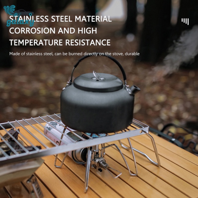 Galaxy Giá Đỡ Lò Nướng 2 Mức Độ Bằng Thép Không Gỉ Có Thể Điều Chỉnh Dành Cho Đi Dã Ngoại