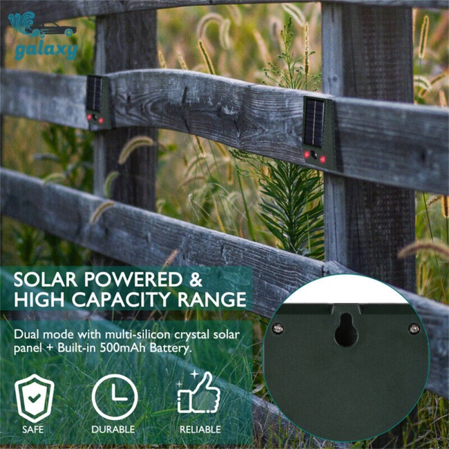 Galaxy Đèn Led Năng Lượng Mặt Trời Chống Nước Đuổi Côn Trùng Cho Thú Cưng Chó Mèo Chuột