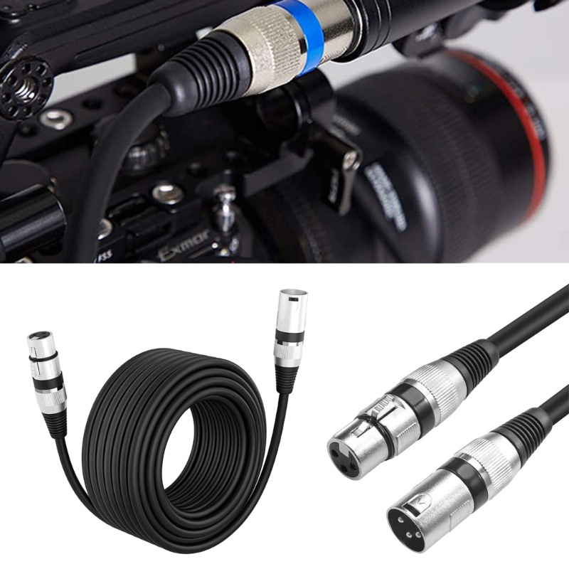 Cáp Nối 3Pin XLR Ổn Định Chuyên Dụng Cho Bộ Khuếch Đại Âm Thanh Canon