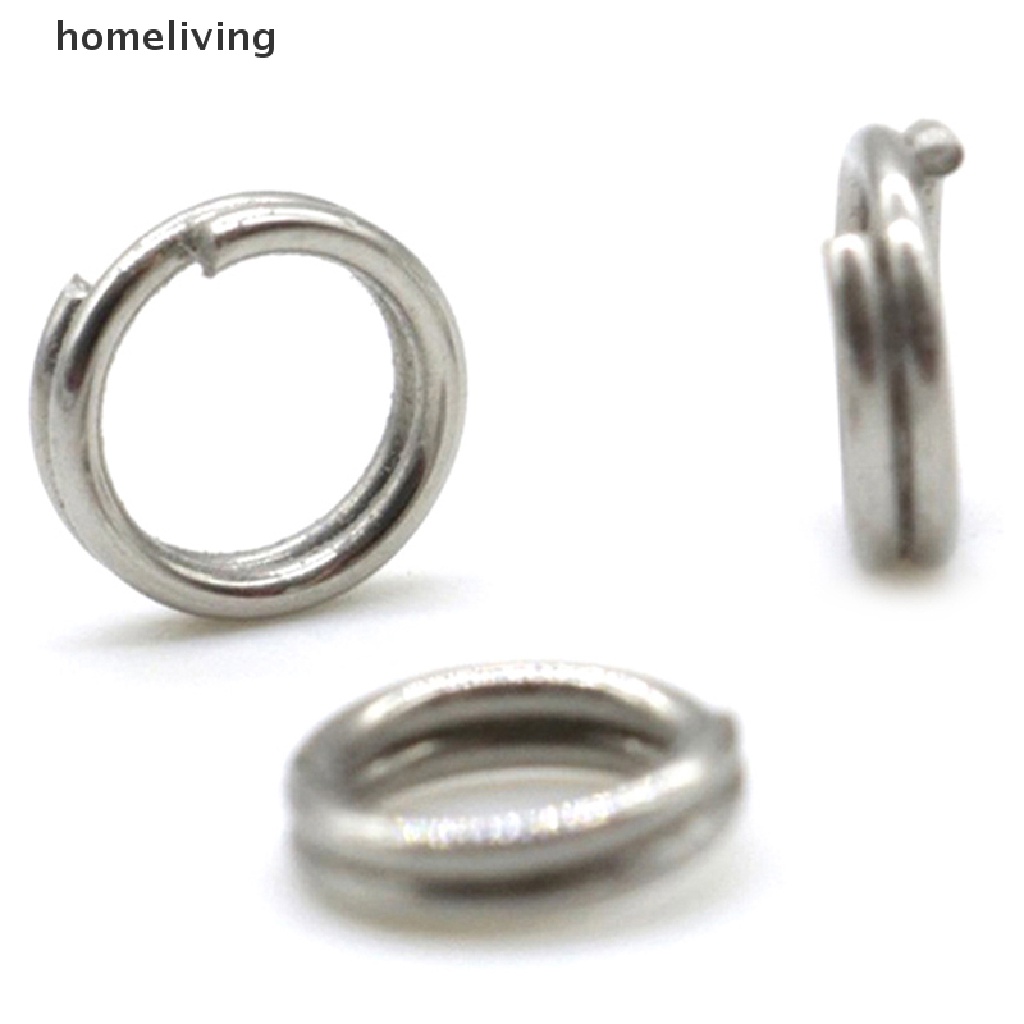 Hộp 200 Vòng Câu Cá Bằng Thép Không Gỉ Chất Lượng Cao