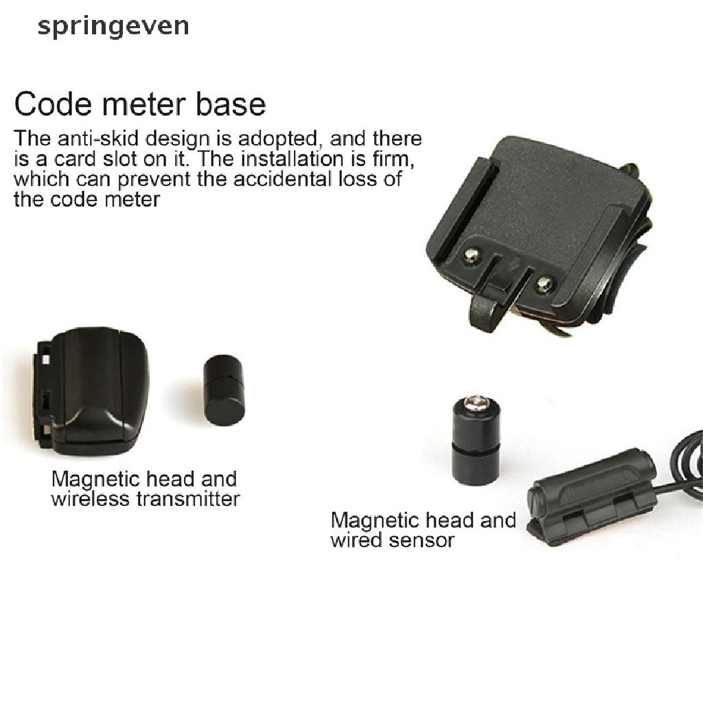 Đồng Hồ Đo Tốc Độ Không Dây Chống Mưa Cho Xe Đạp