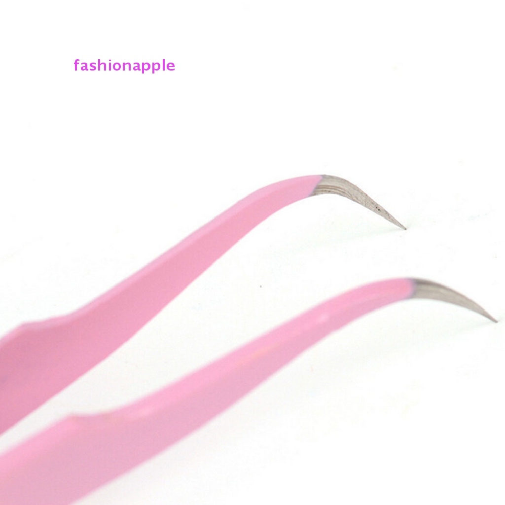 Set 2 Nhíp Uốn Cong + Thẳng Bằng Thép Không Gỉ Làm Móng Nghệ Thuật