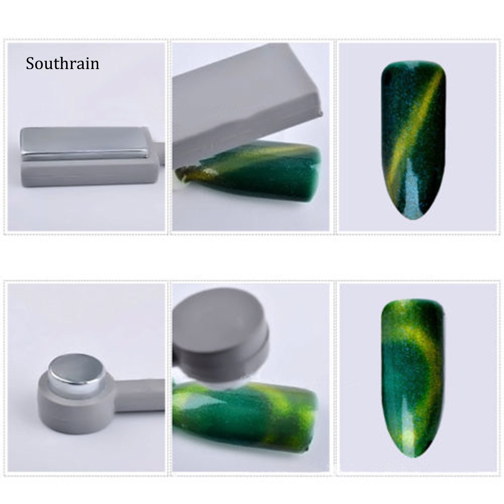 Bút Trang Trí Móng Tay Nghệ Thuật Tạo Hiệu Ứng Mắt Mèo 3D Mạnh Mẽ