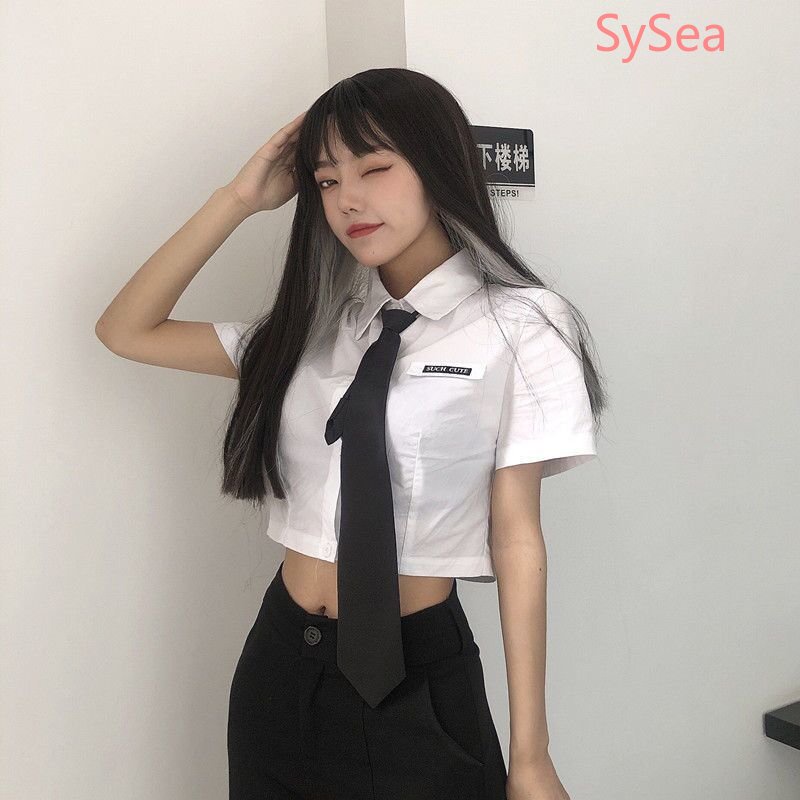 Áo Sơ Mi Ngắn Tay Thiết Kế Ngọt Ngào Thời Trang Mùa Hè Cho Nữ