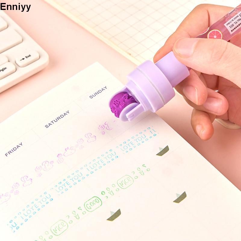 ✨✨Bút Bi Lăn 5 Trong 1 Đa Chức Năng Có Con Dấu IN Hình Dễ Thương Cho Bé