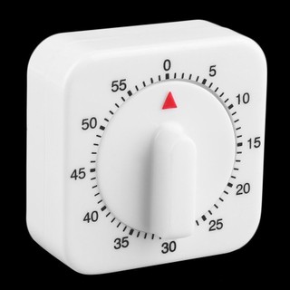 Square 60 Minute Mechanical Kitchen Cooking Timer Food Preparation Baking