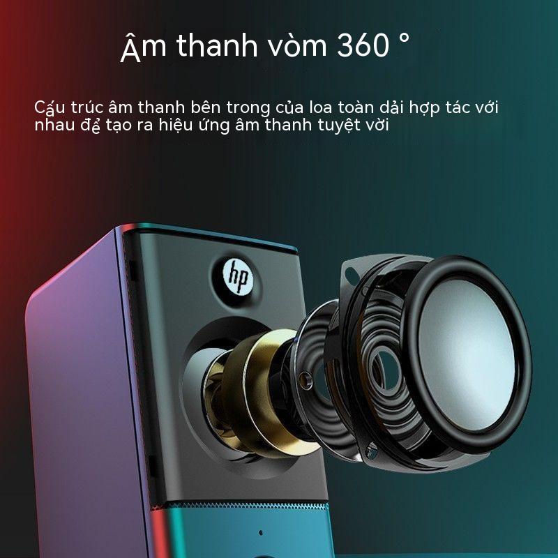 Loa Máy Tính HP Loa Đa Phương Tiện Có Dây Để Bàn Máy Tính Xách Tay Loa Siêu Trầm Chất Lượng Cao Máy Tính Để Bàn
