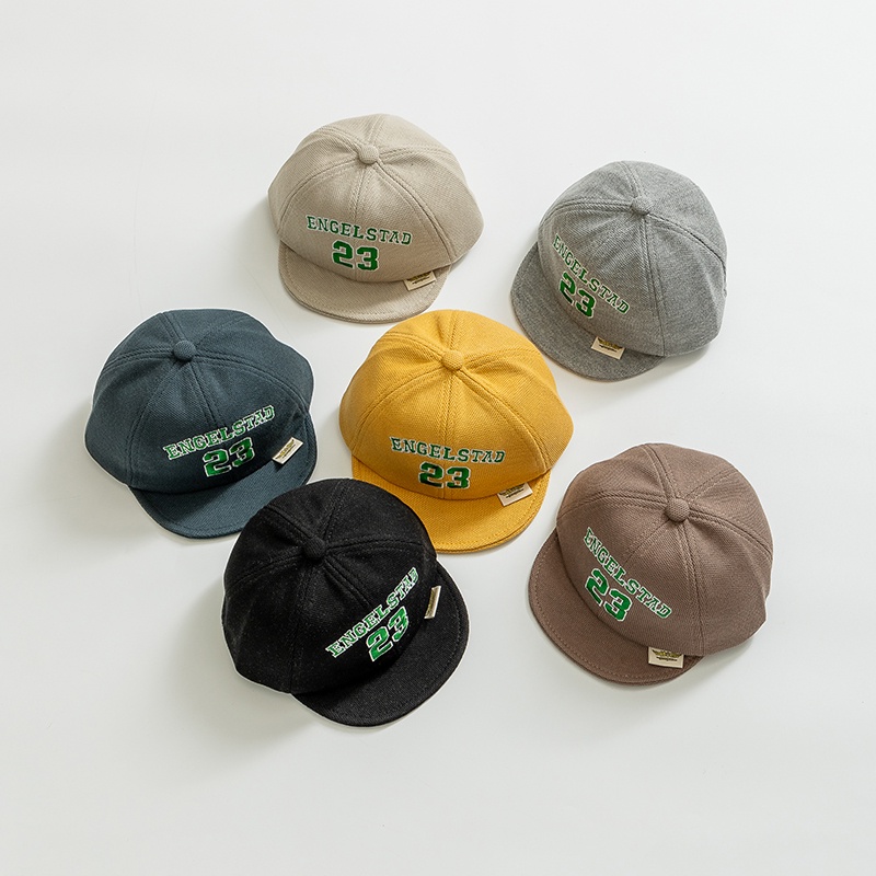 Mũ Lưỡi Trai Mềm Mại In Chữ Cái Phong Cách Hip Hop Cho Bé