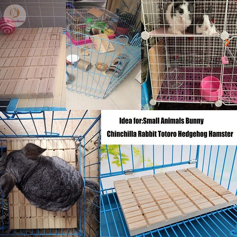 Tấm Đệm Gỗ Lót Chân Cho Lồng Chim / Hamster / Thỏ / Thú Cưng Nhỏ