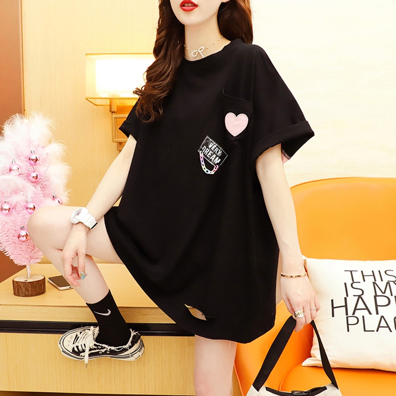 Áo thun nữ NRVP ngắn tay in hình phong cách Hàn Quốc mới