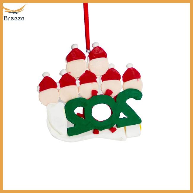 Bảng Tên Kèm Mặt Nạ Trang Trí Giáng Sinh Cho Gia Đình