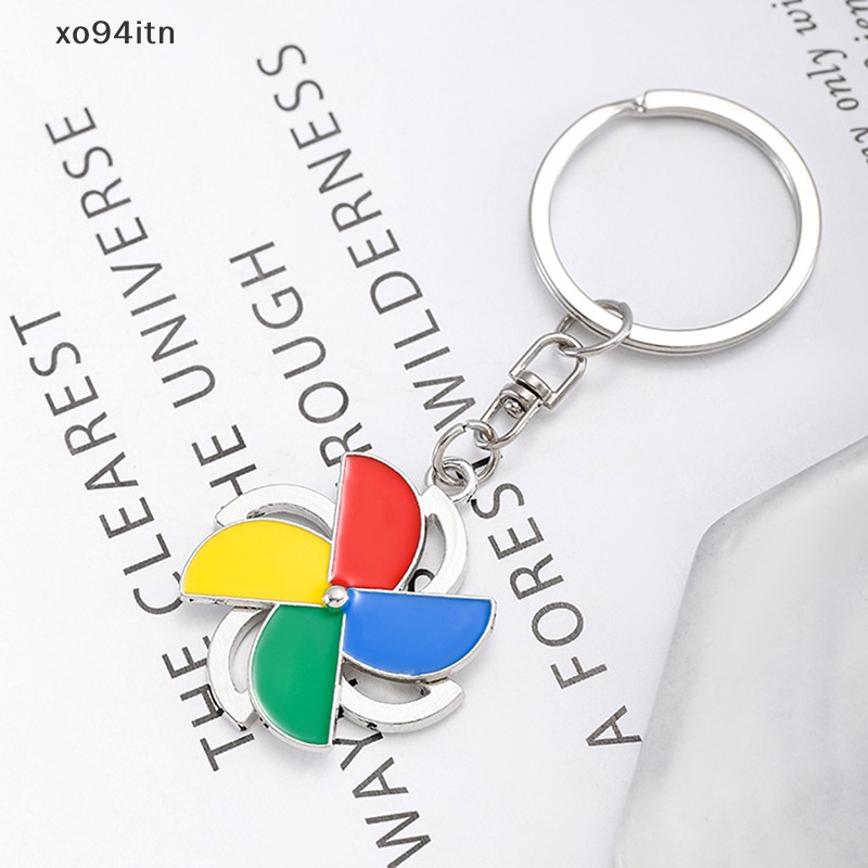 Móc Khóa Hình Cối Xay Gió Nhiều Màu Sắc Dùng Trang Trí Xe Hơi / Túi Xách Giảm Căng Thẳng