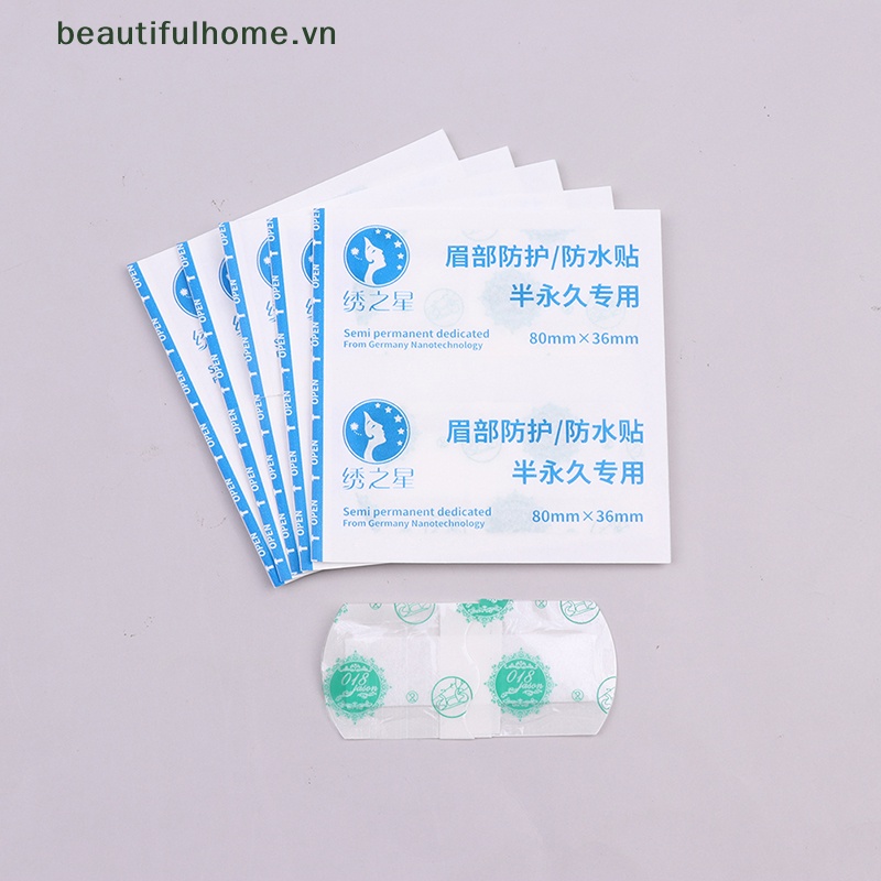 Bộ 10 Khuôn Kẻ Lông Mày Dùng Một Lần Tiện Dụng