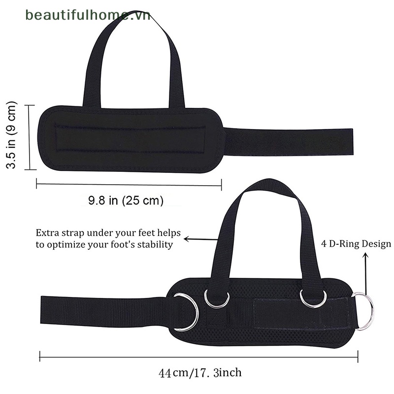 Đai Quấn Mắt Cá Chân Có Vòng Chữ D Có Thể Điều Chỉnh Hỗ Trợ Tập Gym Cho Nam Nữ