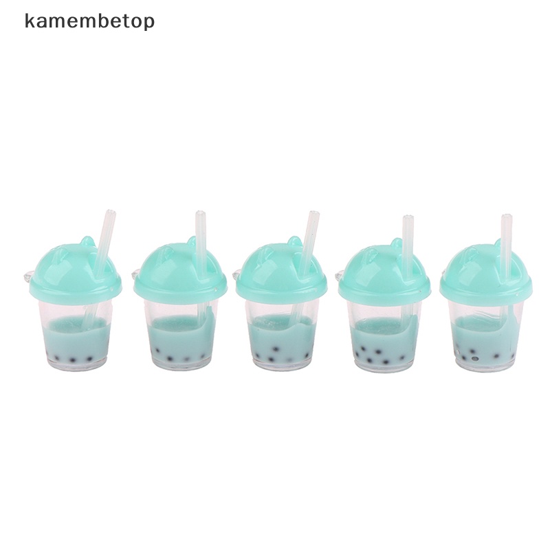 Bộ 5 Bình Trà Sữa Đồ Chơi Búp Bê Cỡ 1 / 12 1 / 6