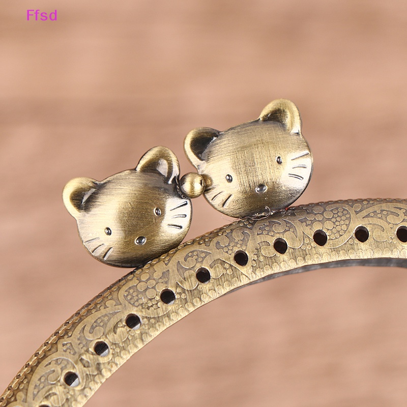 Bộ 10 Khung Kẹp Ví Đầu Mèo Bằng Kim Loại 8.5 / 10.5 / 12.5CM