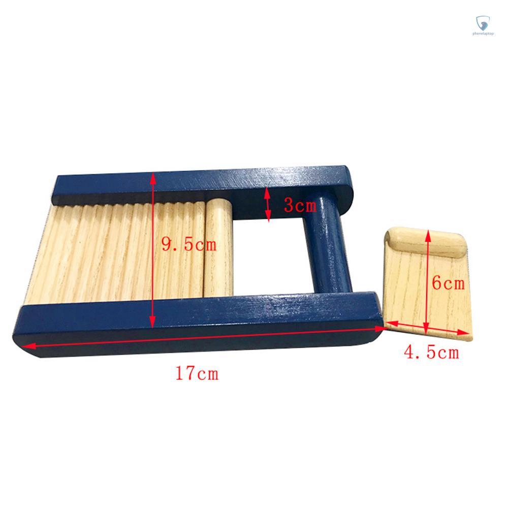 Bộ Nhạc Cụ Gõ Bằng Gỗ Trơn Kèm Dụng Cụ Gõ