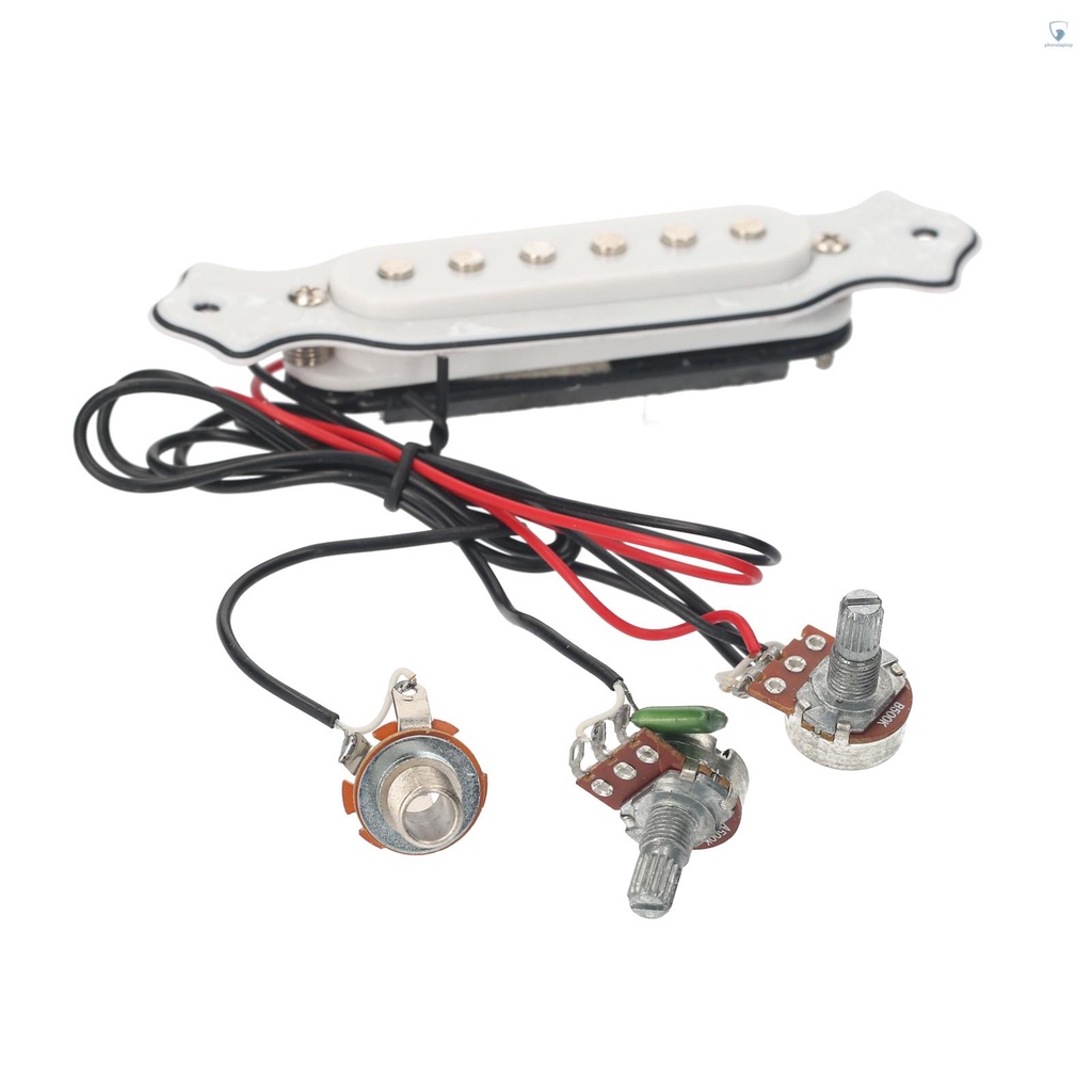Bộ Pickup Chỉnh Âm Lượng Cho Đàn Guitar Điện Kèm Núm Vặn Điều Chỉnh Âm Lượng 6.35mm