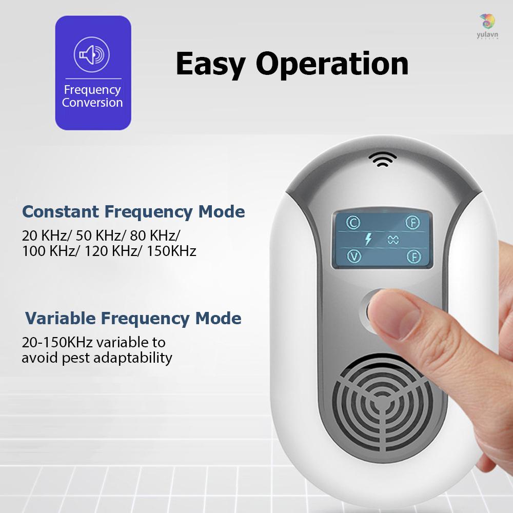 Thiết Bị Đuổi Chuột / Gián / Côn Trùng Bằng Sóng Siêu Âm Tiện Dụng
