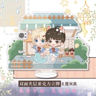 Standee Nhân ngư rơi xuống mẫu 6