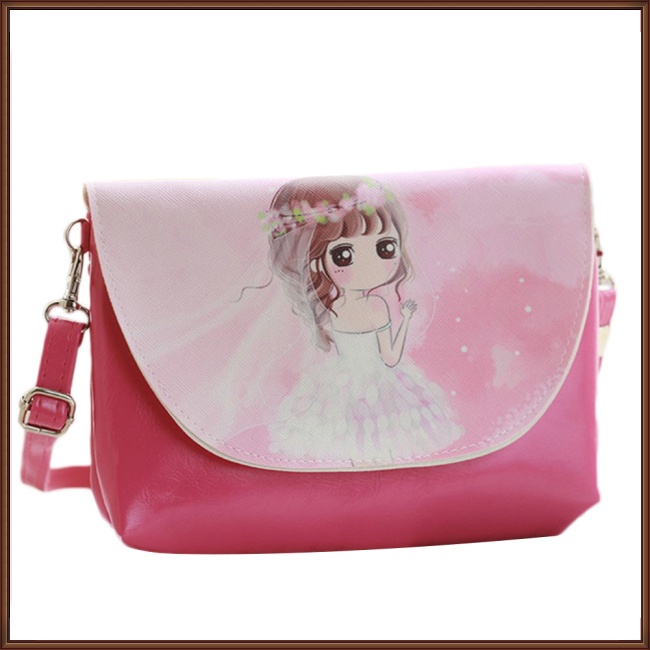 Túi Đeo Vai Mini In Họa Tiết Hoạt Hình Dễ Thương Cho Bé Gái