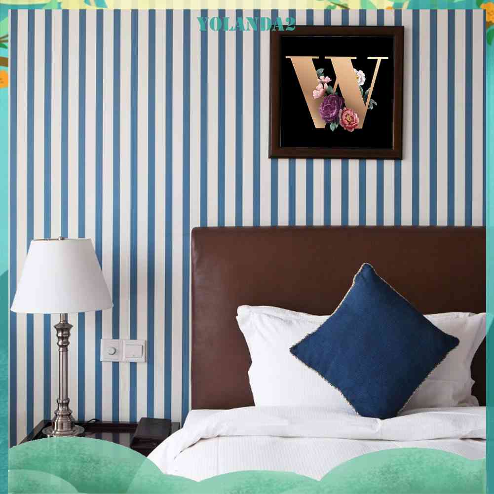 Tranh Đính Đá 5D Toàn Diện Họa Tiết Hoa Và Chữ Cái Trang Trí Nhà Cửa