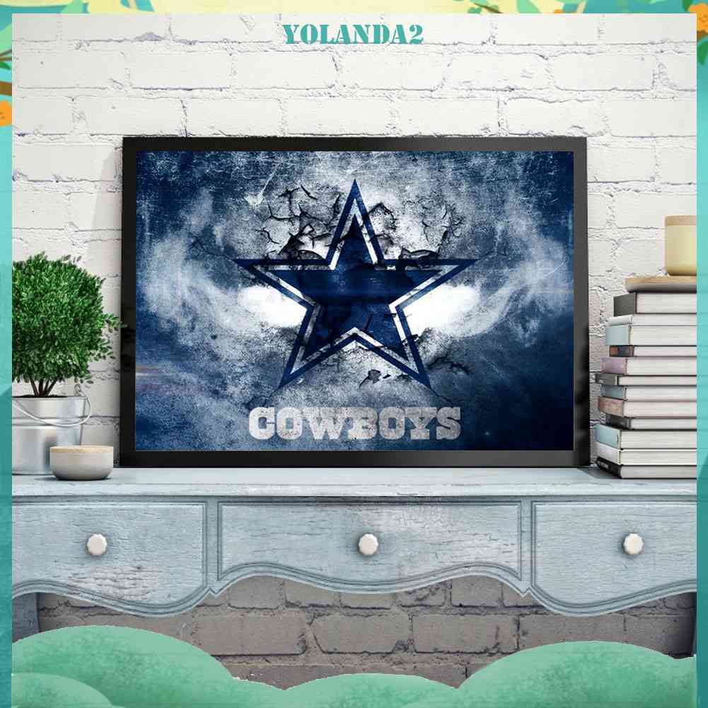 Tranh Đính Đá Kim Cương Toàn Bộ 5D DIY Hình Vẽ Cao Bồi