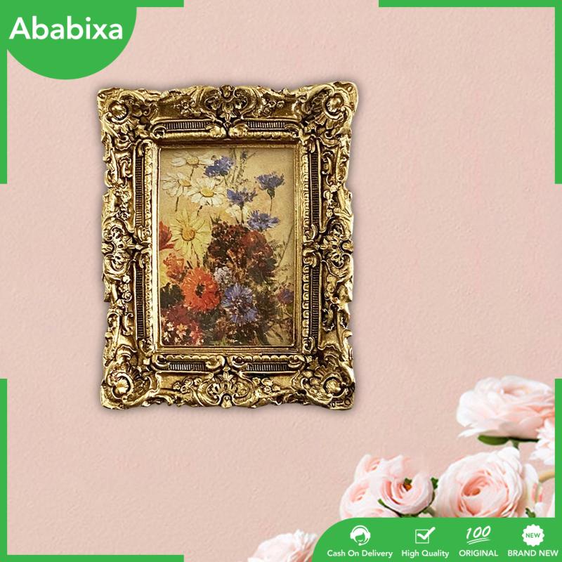 [Ababixa] Khung Ảnh Để Bàn Bằng Nhựa Resin Cổ Điển Trang Trí Phòng Ngủ / Văn Phòng / Làm Quà Tặng