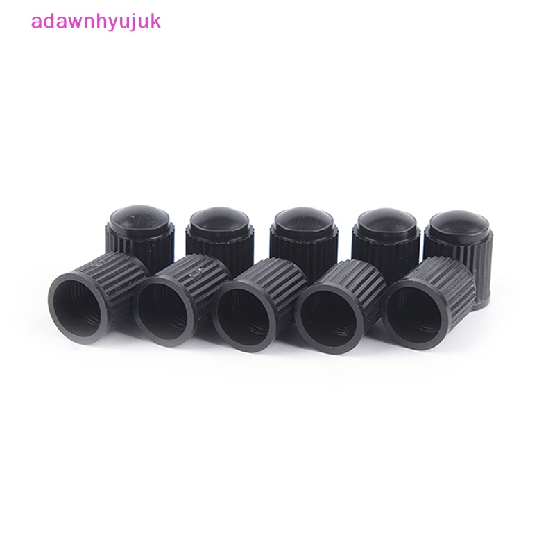 Bộ 100 Nắp Nhựa Đậy Van Bánh Xe Hơi / Xe Đạp Màu Đen VN