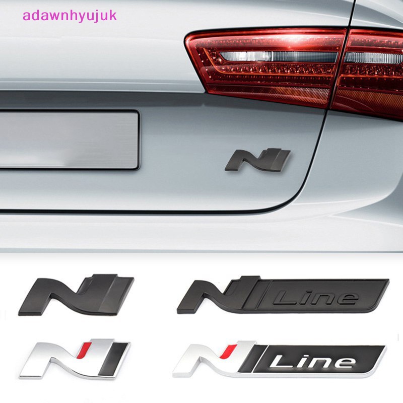 Huy Hiệu Kim Loại 3D Trang Trí Thân Xe Hơi Hyundai N LINE i30 i20